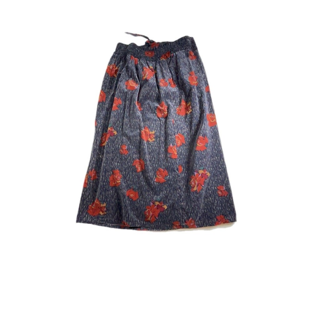 Unbranded Midi Velvet Skirt Lined , With A Waist Band